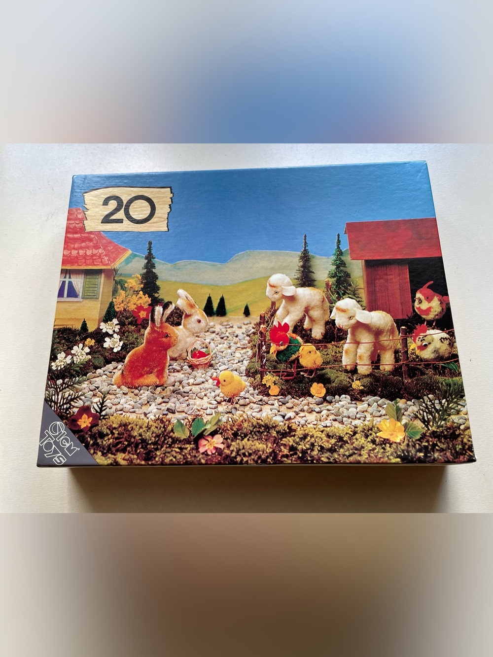 Vintage Easter Farm Animal Puzzle Sweety 20 Pieces